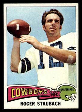 1975 Topps - [Base] #145 - Roger Staubach [NM]