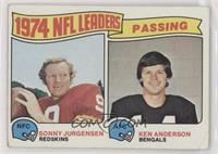 1974 NFL Leaders - Sonny Jurgensen, Ken Anderson [Good to VG‑EX]