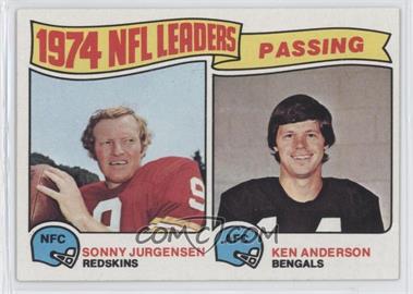 1975 Topps - [Base] #2 - 1974 NFL Leaders - Sonny Jurgensen, Ken Anderson