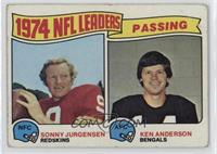 1974 NFL Leaders - Sonny Jurgensen, Ken Anderson [Poor to Fair]