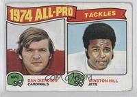 Winston Hill, Dan Dierdorf [COMC RCR Poor]