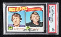 Fran Tarkenton, Ken Stabler [PSA 9 MINT]