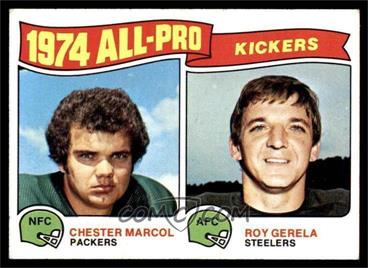 1975 Topps - [Base] #212 - Chester Marcol, Roy Gerela [EX]