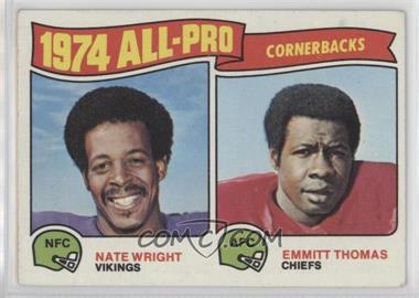 1975 Topps - [Base] #220 - Nate Wright, Emmitt Thomas