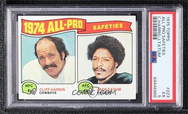 1975 Topps - [Base] #223 - Jack Tatum, Cliff Harris [PSA 5 EX]