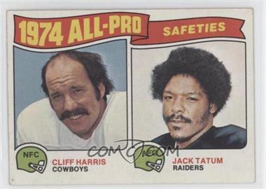 1975 Topps - [Base] #223 - Jack Tatum, Cliff Harris