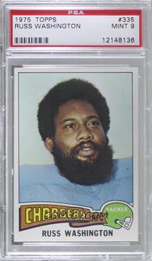 1975 Topps - [Base] #335 - Russ Washington [PSA 9 MINT]