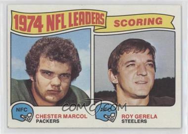 1975 Topps - [Base] #4 - 1974 NFL Leaders - Chester Marcol, Roy Gerela