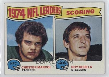 1975 Topps - [Base] #4 - 1974 NFL Leaders - Chester Marcol, Roy Gerela