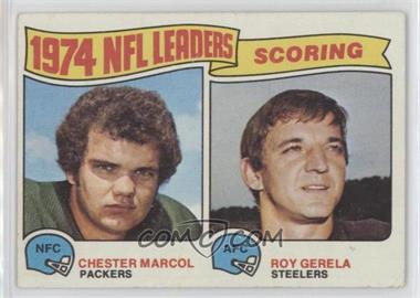 1975 Topps - [Base] #4 - 1974 NFL Leaders - Chester Marcol, Roy Gerela