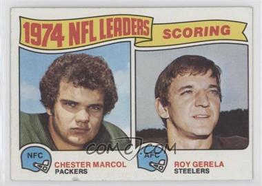 1975 Topps - [Base] #4 - 1974 NFL Leaders - Chester Marcol, Roy Gerela