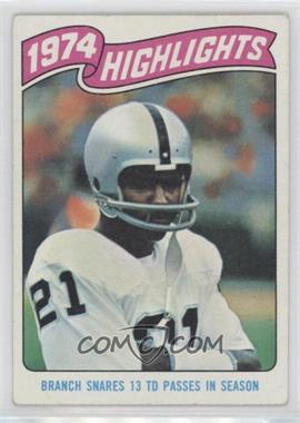 1975 Topps - [Base] #454 - Cliff Branch [Good to VG‑EX]