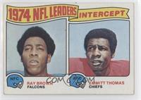 1974 NFL Leaders - Ray Brown, Emmitt Thomas