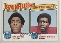 1974 NFL Leaders - Ray Brown, Emmitt Thomas
