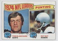 1974 NFL Leaders - Tom Blanchard, Ray Guy [Good to VG‑EX]