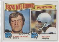 1974 NFL Leaders - Tom Blanchard, Ray Guy