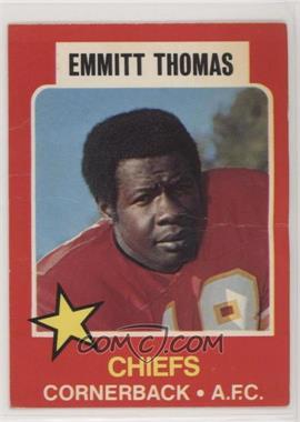 1975 Topps Wonder Bread All-Star Series - [Base] #2 - Emmitt Thomas [COMC RCR Poor]