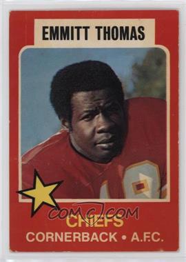 1975 Topps Wonder Bread All-Star Series - [Base] #2 - Emmitt Thomas [Good to VG‑EX]