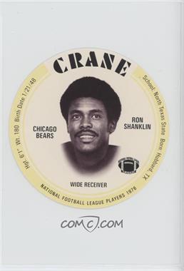 1976 MSA NFL Player Discs - [Base] - Crane Potato Chips #_ROSH - Ron Shanklin