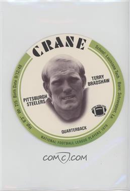 1976 MSA NFL Player Discs - [Base] - Crane Potato Chips #_TEBR.1 - Terry Bradshaw (Green)