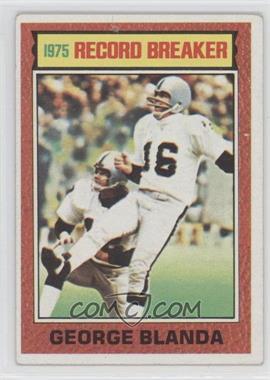 1976 Topps - [Base] #1 - George Blanda [Good to VG‑EX]