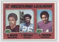 Reggie Rucker, Lydell Mitchell, Chuck Foreman [Good to VG‑EX]