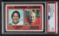 O.J. Simpson, Jim Otis [PSA 9 MINT]