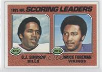 O.J. Simpson, Chuck Foreman [Noted]