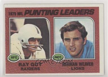 1976 Topps - [Base] #206 - Ray Guy, Herman Weaver