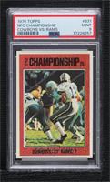 NFC Championship 1975 (Roger Staubach) [PSA 9 MINT]