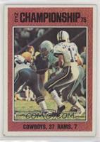 NFC Championship 1975 (Roger Staubach) [Good to VG‑EX]