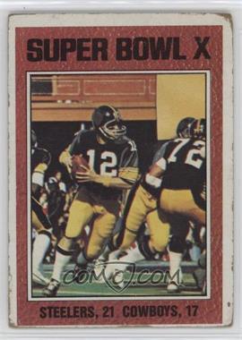1976 Topps - [Base] #333 - Super Bowl X (Terry Bradshaw) [Good to VG‑EX]