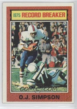 1976 Topps - [Base] #6 - O.J. Simpson