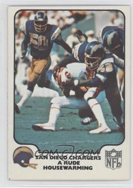 1977 Fleer Teams in Action - [Base] #26 - San Diego Chargers Team (A Rude Housewarming)