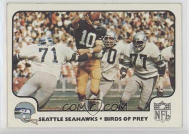 1977 Fleer Teams in Action - [Base] #28 - Seattle Seahawks Team (Birds of Prey) [Good to VG‑EX]