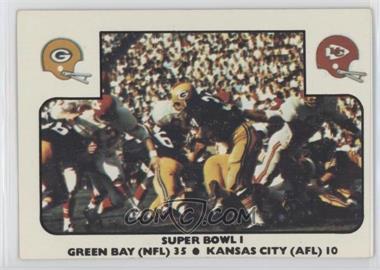 1977 Fleer Teams in Action - [Base] #57 - Super Bowl I (Green Bay Packers, Kansas City Chiefs)