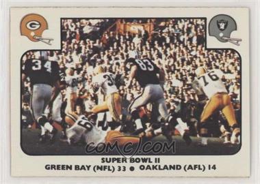 1977 Fleer Teams in Action - [Base] #58 - Super Bowl II (Green Bay Packers, Oakland Raiders)