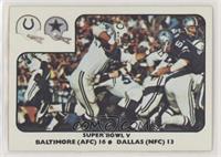 Super Bowl V (Baltimore Colts, Dallas Cowboys)