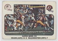 Super Bowl VII (Miami Dolphins, Washington Redskins) [Good to VG̴…