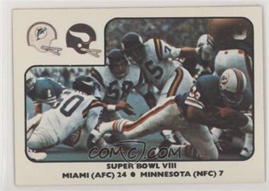 1977 Fleer Teams in Action - [Base] #64 - Super Bowl VIII (Miami Dolphins, Minnesota Vikings)