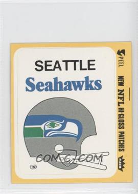 1977 Fleer Teams in Action - Team Hi-Gloss Patches #_SESE.2 - Seattle Seahawks (Helmet Yellow Border)