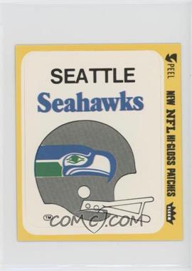 1977 Fleer Teams in Action - Team Hi-Gloss Patches #_SESE.2 - Seattle Seahawks (Helmet Yellow Border)