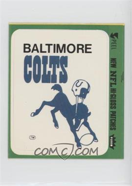 1977 Fleer Teams in Action - Team Hi-Gloss Patches #BALL - Baltimore Colts (Logo)