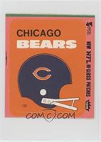 Chicago Bears (Helmet Orange Border)