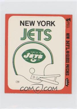 1977 Fleer Teams in Action - Team Hi-Gloss Patches #NEYJ.1 - New York Jets (Helmet)