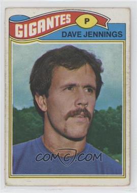 1977 Topps - [Base] - Mexican #49 - Dave Jennings