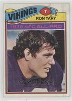 All-Pro - Ron Yary [Poor to Fair]