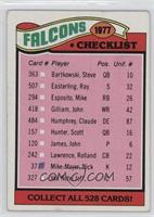 Team Checklist - Atlanta Falcons [Poor to Fair]