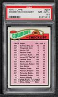 Team Checklist - Dallas Cowboys [PSA 8.5 NM‑MT+]