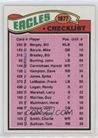 Team Checklist - Philadelphia Eagles [Poor to Fair]